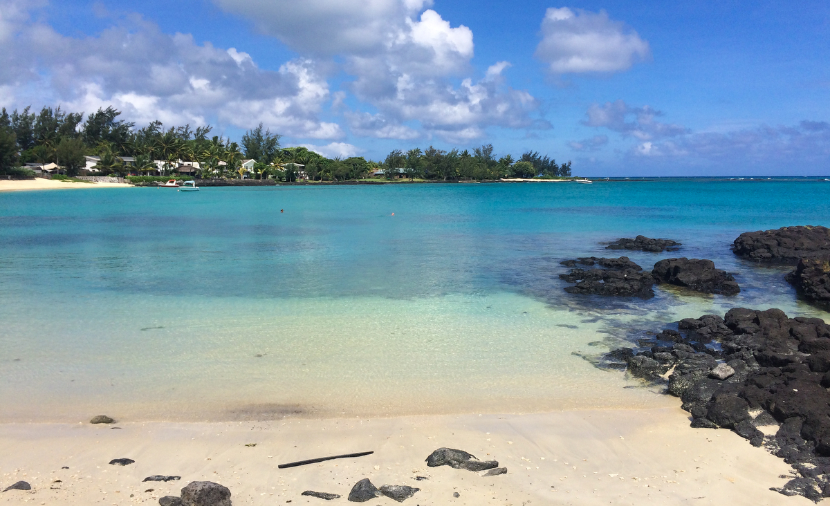 Blick auf die Bucht bei Pereybere